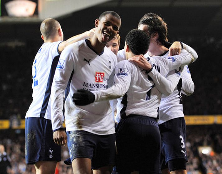 Frazier Campbell fór á kostum með Tottenham í kvöld.