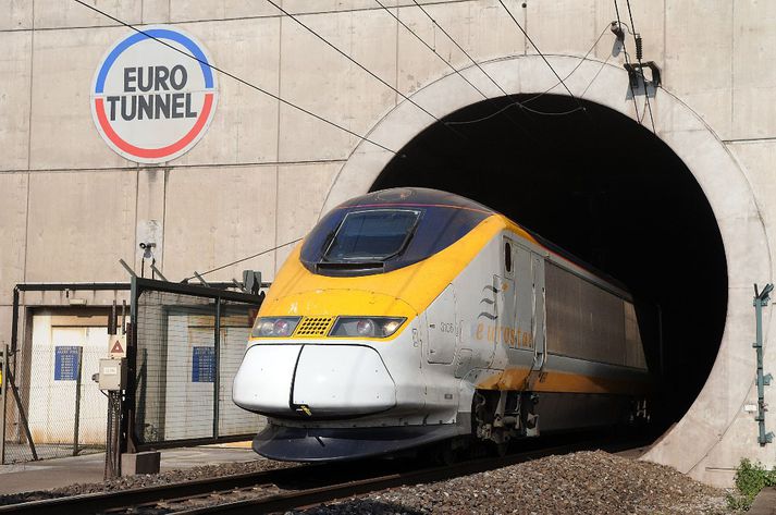 Eurostar-lestin tengir Bretland við meginland Evrópu í gegnum Ermarsundsgöngin.