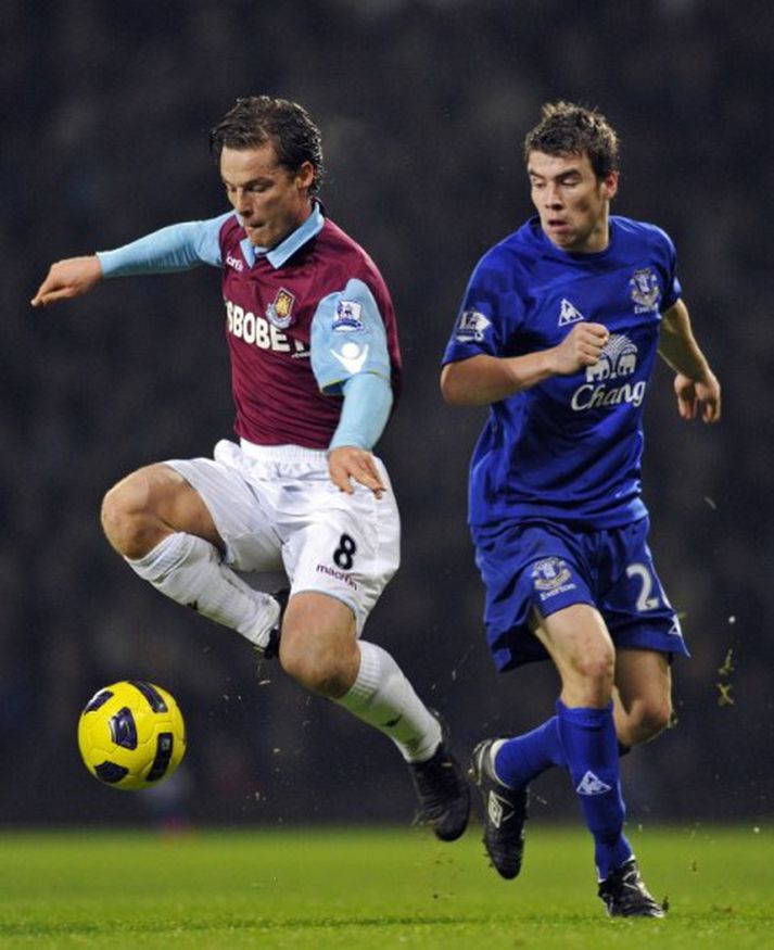 Parker með West Ham í vetur.