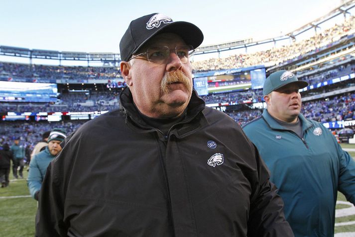 Andy Reid kom Eagles í leikinn um Ofurskálina árið 2005 þar sem liðið beið lægri hlut gegn New England Patriots.