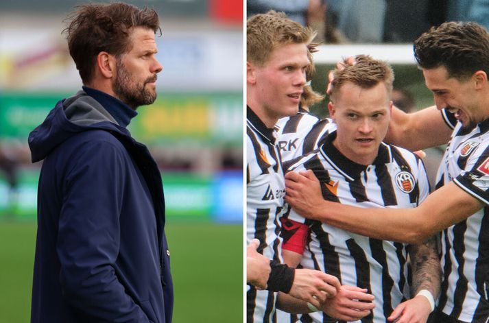 Hermann Hreiðarsson fór yfir strikið að mati Arons, eftir leik Vals og KR á Hlíðarenda á laugardagskvöld.
