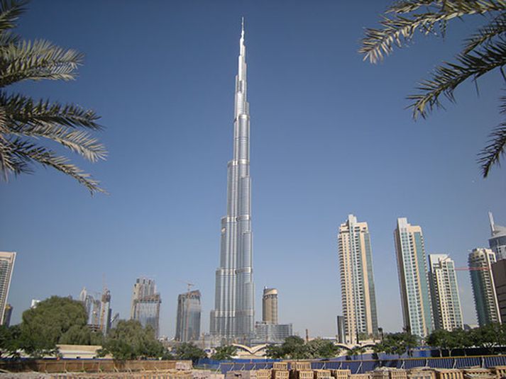 Burj Khalifa í Dubai.