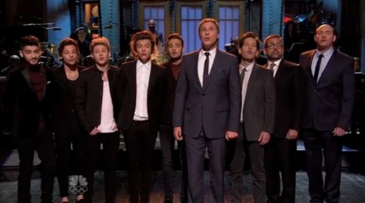 Uppákoman vakti mikla athygli í bandaríkjunum, enda er One Direction ein vinsælasta hljómsveit heims.