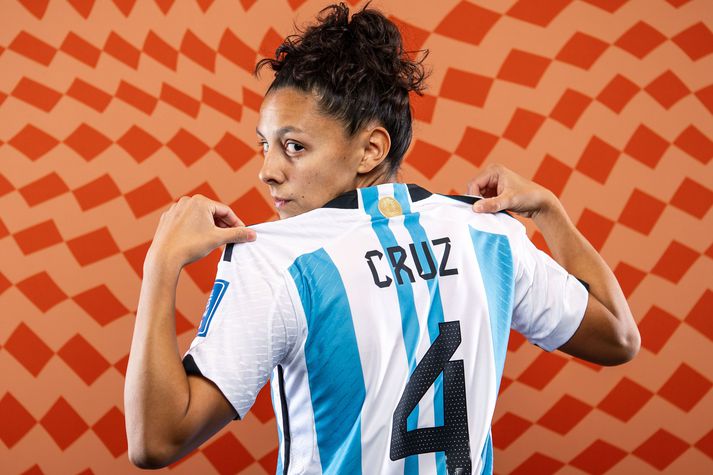 Julieta Cruz er ein af þessum þremur leikmönnum en hún var með argentínska landsliðinu á HM 2023.
