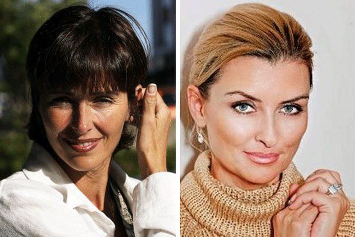 Unnur Steinsson og Linda P.