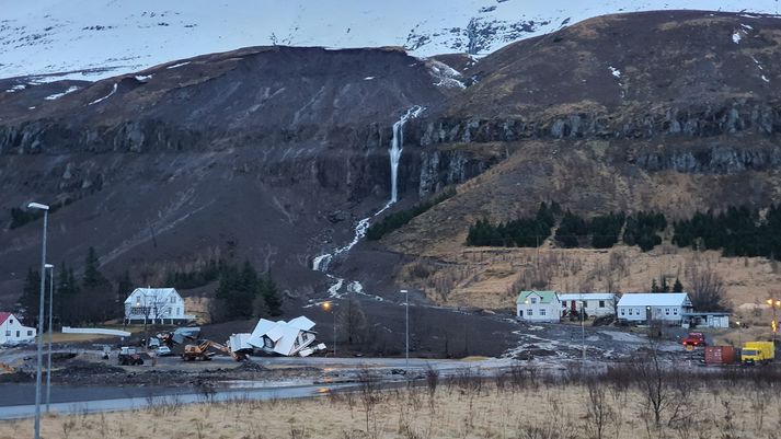 Aurskriðurnar sem féllu í vikunni fyrir jól ollu gríðarlegu tjóni á Seyðisfirði.