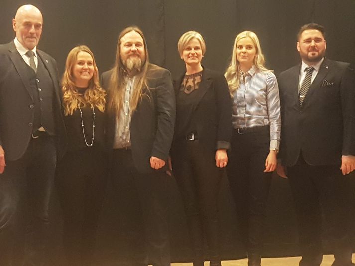 Gunnar Gíslason, Eva Hrund Einarsdóttir, Þórhallur Jónsson, Lára Halldóra Eiríksdóttir, Berglind Ósk Guðmunds and Þórhallur Harðarson.