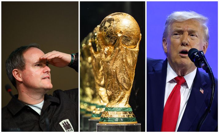 Oke Göttlich er einn af tíu varaforsetum þýska sambandsins, og hann vill fá að vita hvar og hvernig knattspyrnforystuna ætli að setja Donald Trump mökin.