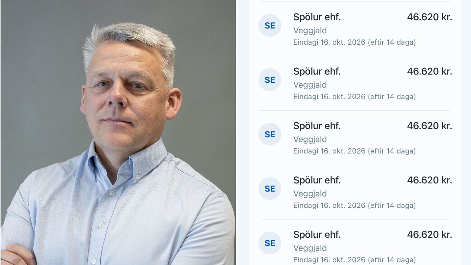 Í­búar gáttaðir eftir ofrukkanir frá Vega­gerðinni