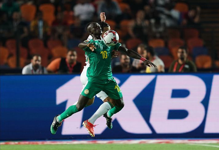 Mane í leik með Senegal.