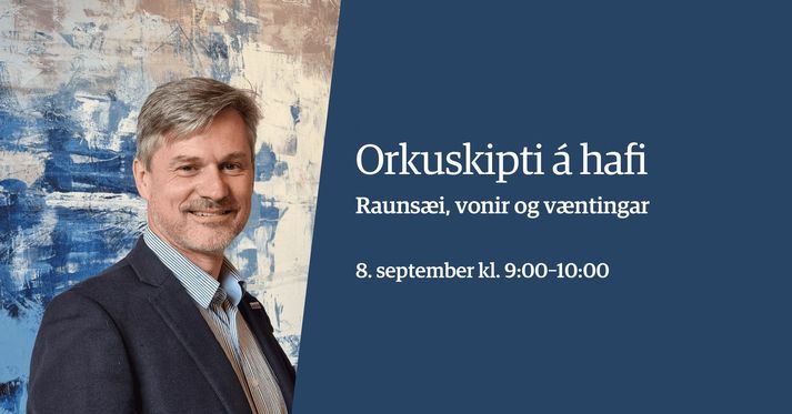 Arnstein Eknes frá norska ráðgjafarfyrirtækinu DNV mun á fundinum fræða fundarmenn um orkuskipti á hafi.