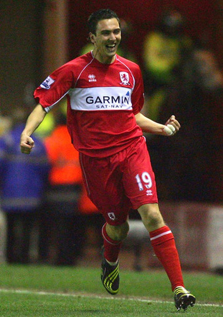 Stewart Downing í leik með Middlesbrough.