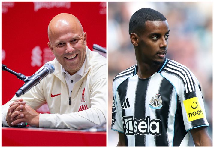 Arne Slot, knattspyrnustjóri Liverpool, er að setja saman nýtt lið og vill fá Alexander Isak sem fremsta mann.