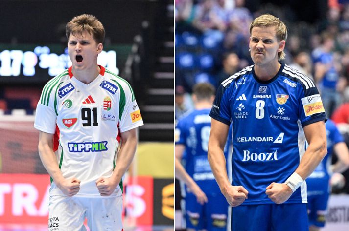 Ungverjaland og Ísland berjast um toppsæti F-riðils á EM í handbolta á þriðjudaginn kemur.