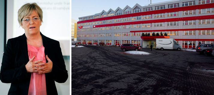 Birna Einarsdóttir, bankastjóri Íslandsbanka, segir afkomu á öðrum ársfjórðungi í takt við áætlanir.