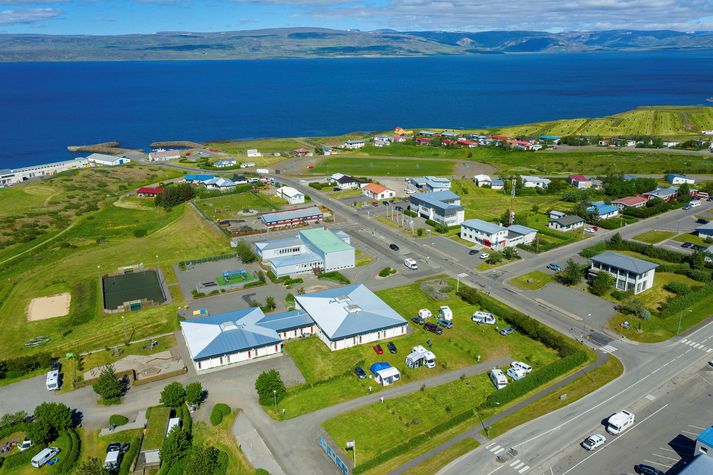 Rafmagnsleysið er fátítt á sumrin en á myndinni er Búðardalur í Dalabyggð.