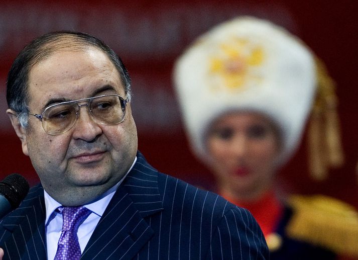 Usmanov er einn ríkasti maður heims en hann hagnaðist mikið í olíubransanum í Rússlandi.