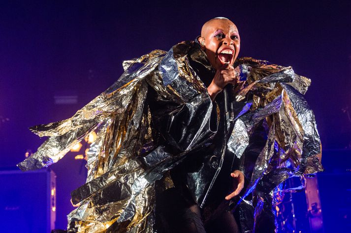 Skin, söngkona Skunk Anansie, rifjar upp síðustu Íslandsheimsókn og segist spennt fyrir því að spila aftur í Laugardalshöll á þessu ári.