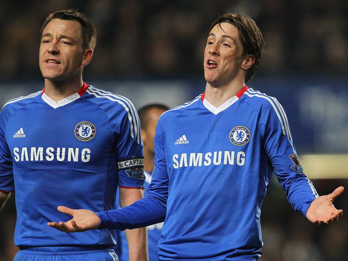 Fernando Torres hefur ekki skorað á fyrstu 317 mínútunum í Chelsea-búningnum.