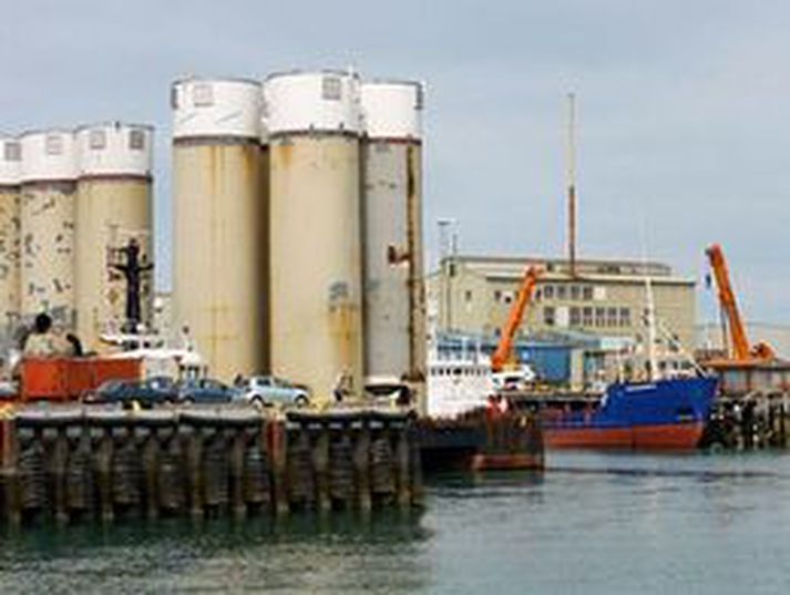 Tankarnir við brottför frá Reykjavík.