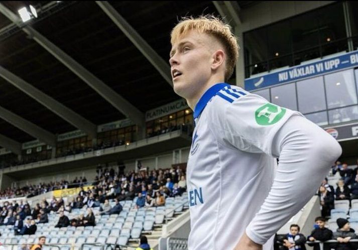 Ísak Andri Sigurgeirsson er búinn að gefa sjö stoðsendingar í sænsku deildinni í sumar.