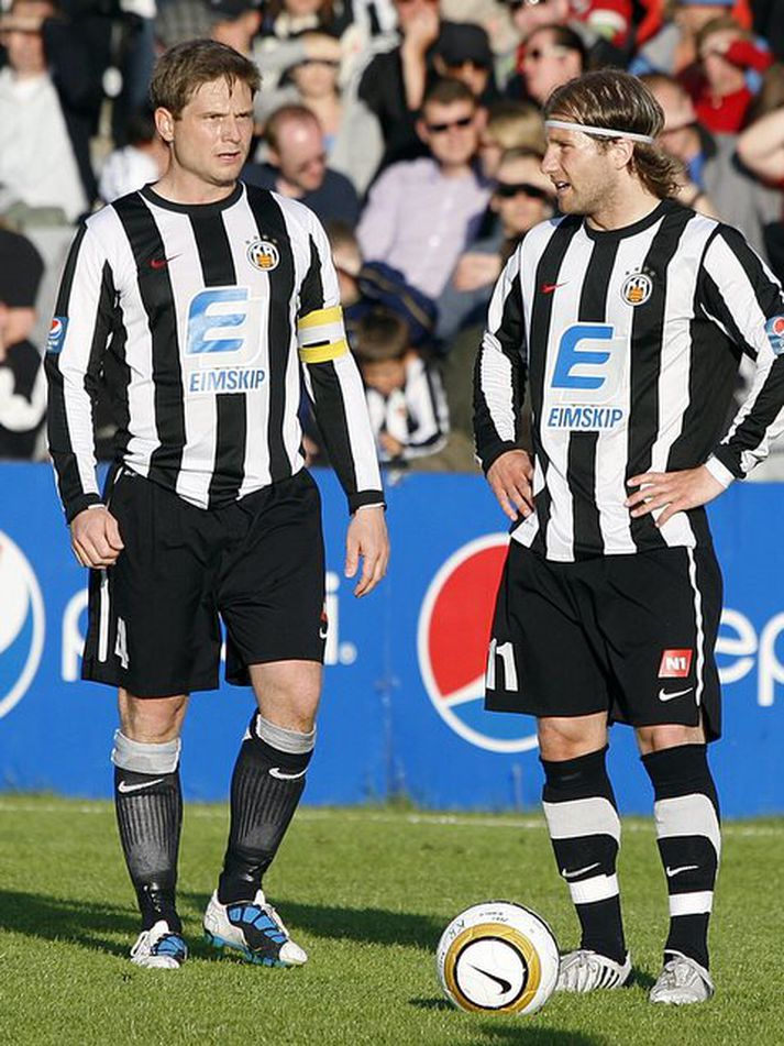 Bjarni Guðjónsson og Óskar Örn Hauksson.