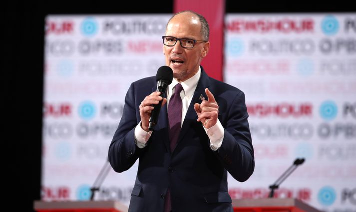 Tom Perez, formaður landsnefndar Demókrataflokksins.