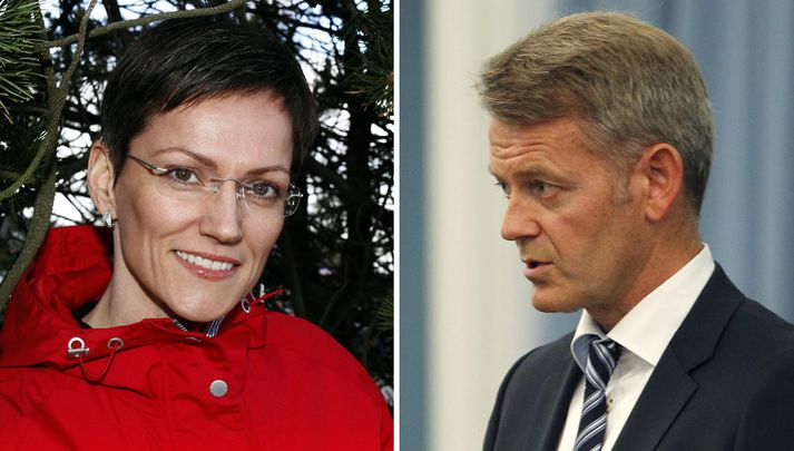 Lena Rós Matthíasdóttir og Frosti Sigurjónsson.