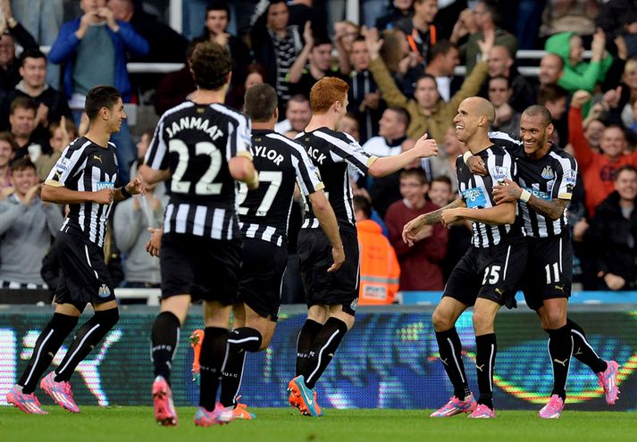 Marki Obertan fagnað.