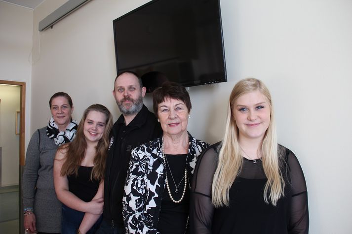 Ásta Óskarsdóttir, Aníta Írís Einarsdóttir, Einar Júlíus Óskarsson, Brynja Kristjánsson og Brynhildur Júlía Einarsdóttir.