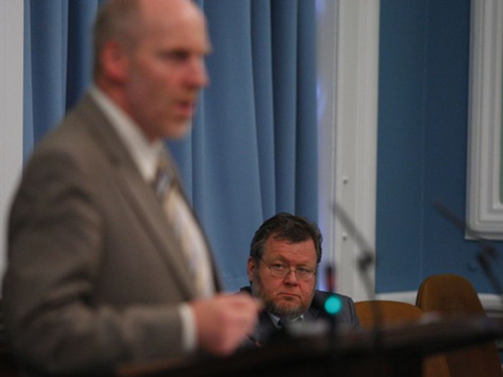 Steingrímur J. Sigfússon og Össur Skarphéðinsson.