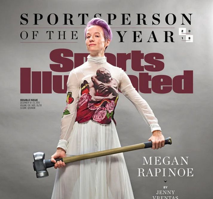 Megan Rapinoe á forsíðu SI.