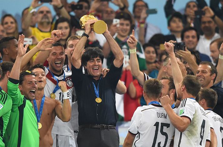 Joachim Löw stýrði Þjóðverjum til heimsmeistaratitils.