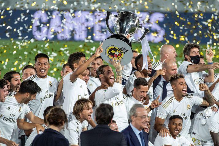 Spánarmeistarar Real Madrid eru verðmætasta knattspyrnufélag í heimi.