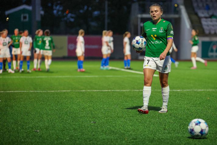 Breiðablik þurfti að sætta sig við stórt tap. 