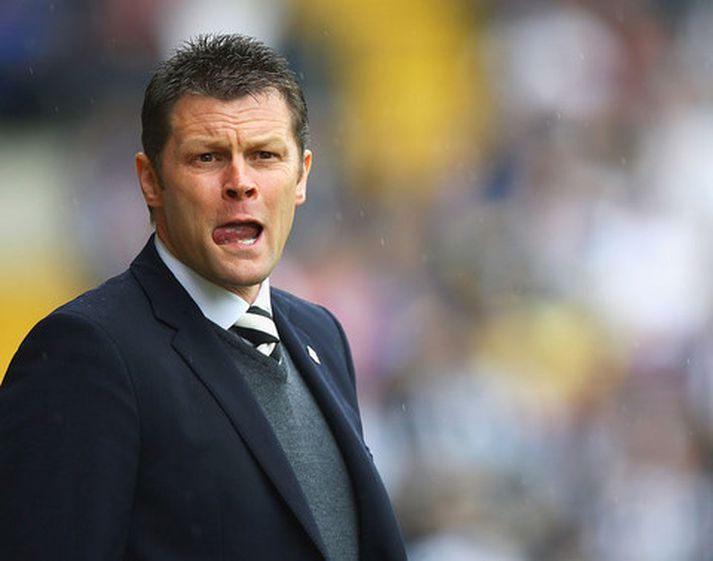 Steve Cotterill, stjóri Notts County.