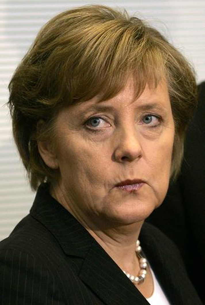 Angela Merkel verðandi kanslari.