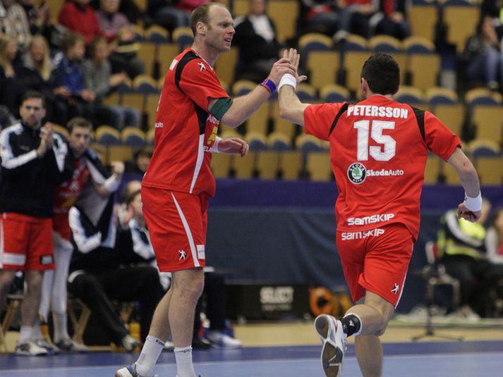 Ólafur Stefánsson og Alexander Petersson.