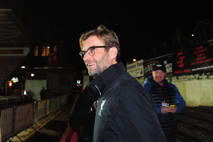 Klopp eftir leikinn í gær.