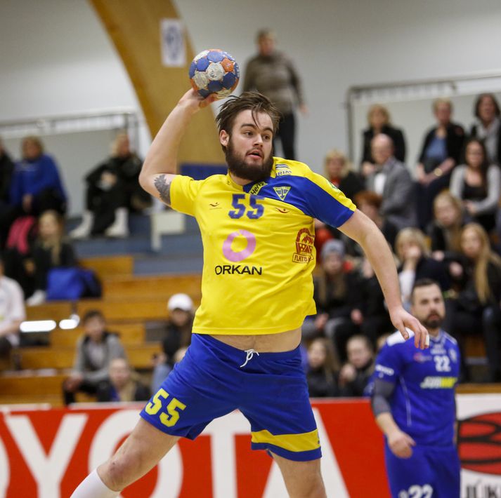 Þráinn Orri Jónsson í leik með Gróttu í vetur.