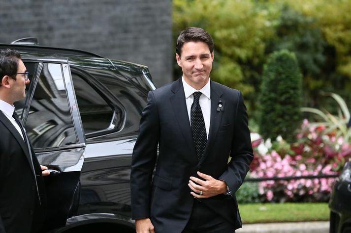 Justin Trudeau ferðaðist til Bretlands til að vera viðstaddur jarðarför Elísabetar II Bretlandsdrottningar.