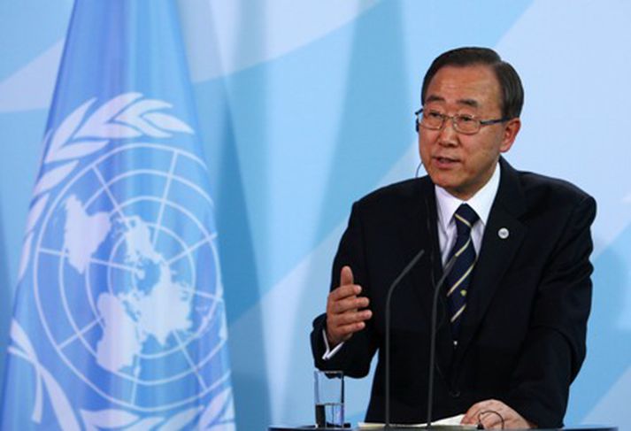 Ban Ki-moon, aðalritari Sameinuðu þjóðanna.