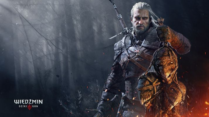 Geralt frá Rivia.