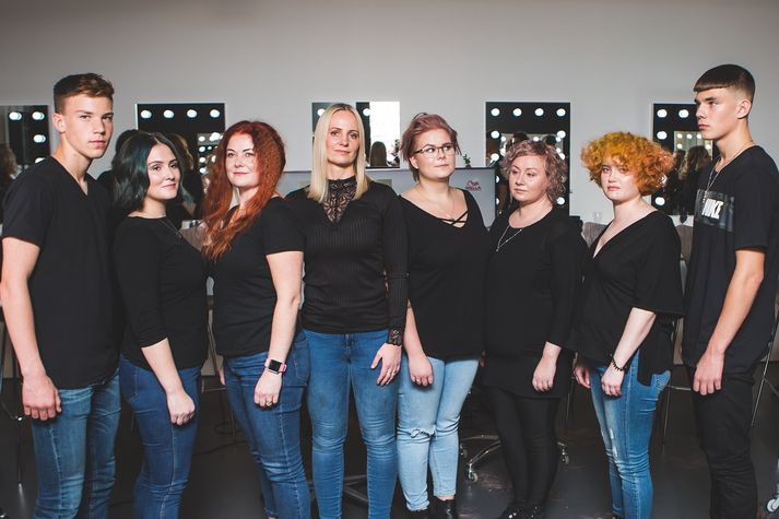 Nýir hárlitir frá Wella Professionals voru kynntir í Makeup-Studio Hörpu Kára.