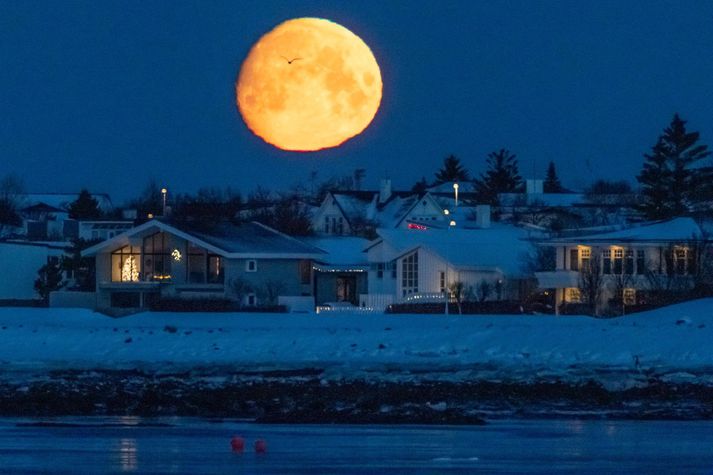 Kalt er á höfuðborgarsvæðinu í morgun.