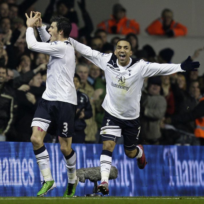 Gareth Bale og Aaron Lennon.