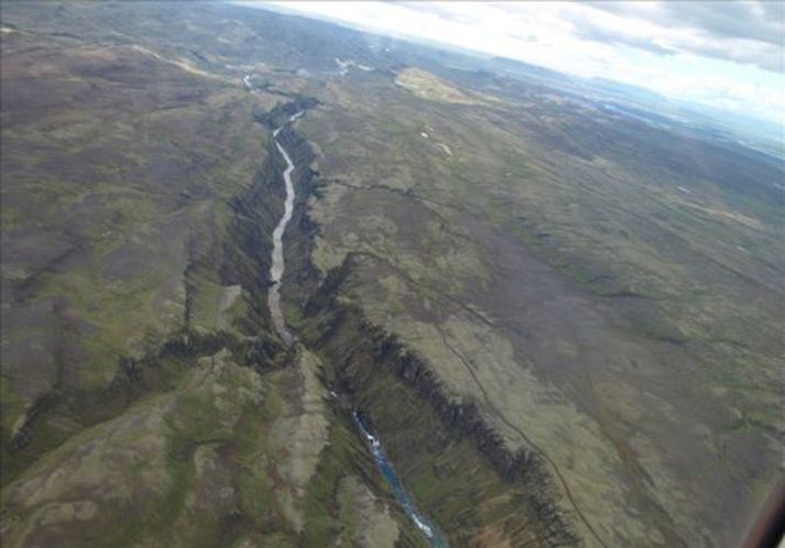 Frá Laxárgljúfrum. Mynd/ Þórir Tryggvason.