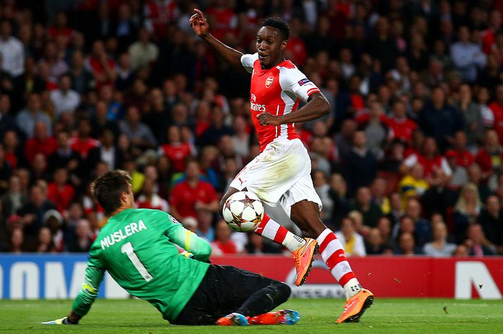 Danny Welbeck skoraði þrennu á móti Galatasaray