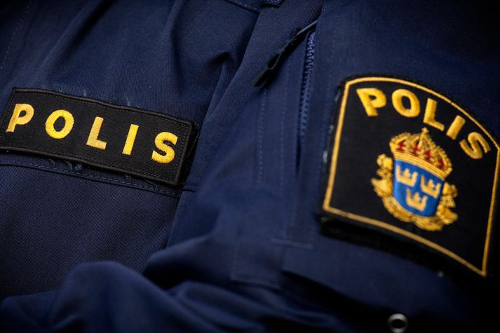 Lögregla í Norrköping hefur áður verið kölluð að umræddu húsi vegna rannsóknar á málum tengdum skipulagðri glæpastarfsemi. Myndin er úr safni.