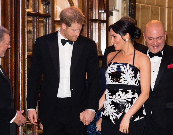 Harry og Meghan eiga von á sínu fyrsta barni í vor.